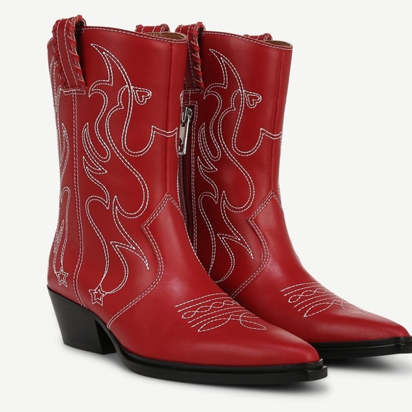Red Western Cowboy Boots - Picture 1 of 4